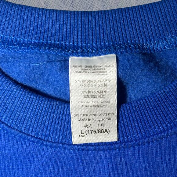 Blue Nike x Spider-Man Embroidered Sweatshirt - Men’s Large - Picture 4 of 4